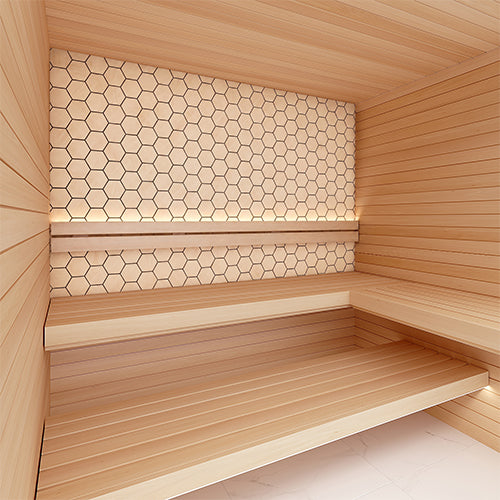 ProSaunas Sauna Wall Panels Hive Aspen