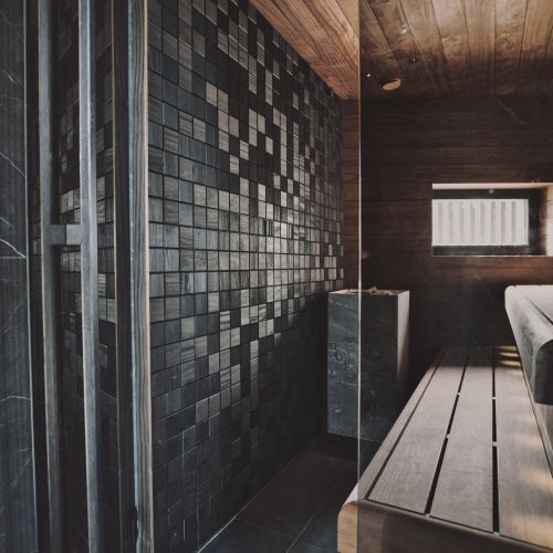ProSaunas Sauna Wall Panels Cubist Black