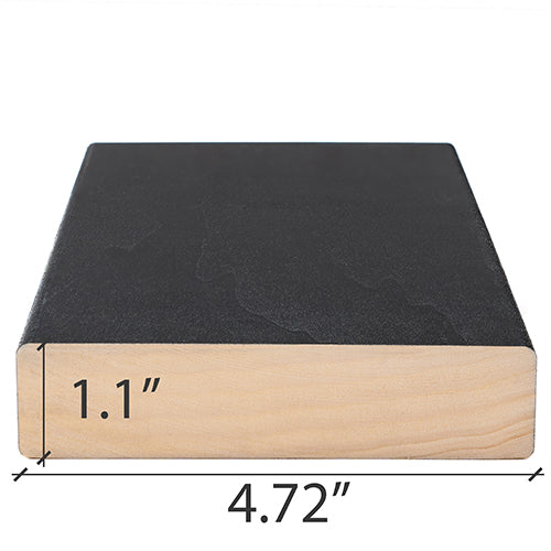 Aspen Midnight Black Sauna Wood S4SEE SHP Bench Material 2x5" | WOOD694