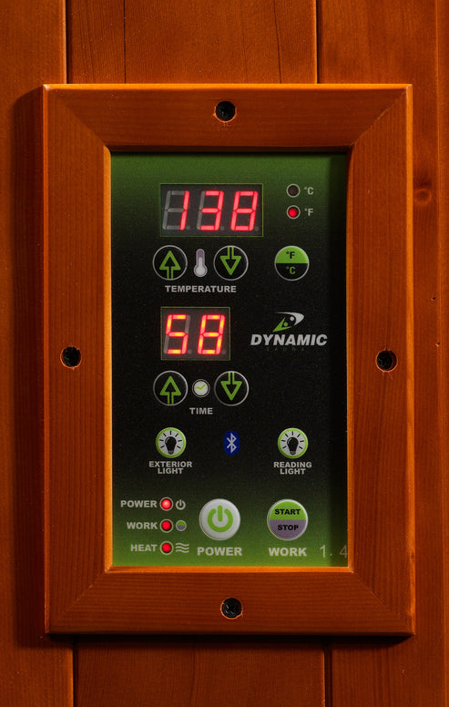 Golden Designs Madrid Elite 3-Person Ultra Low EMF FAR Infrared Sauna | DYN-6310-04 Elite