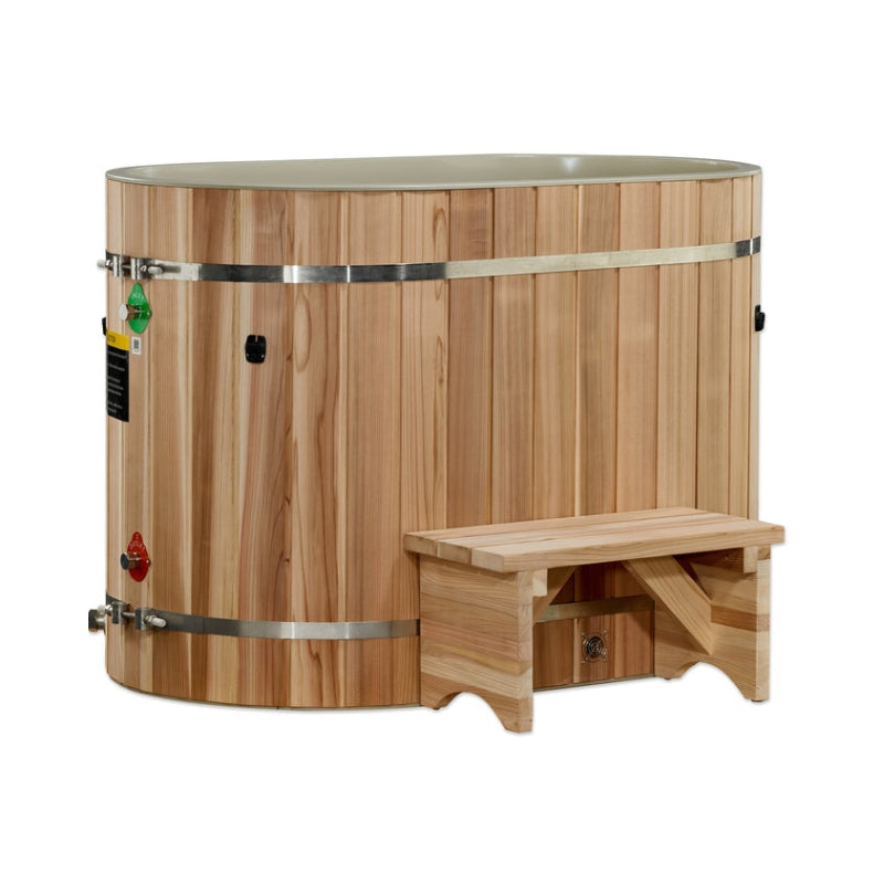 Golden Designs Dynamic Cold Therapy Barrel Tub in Pacific Cedar (TUB ONLY)