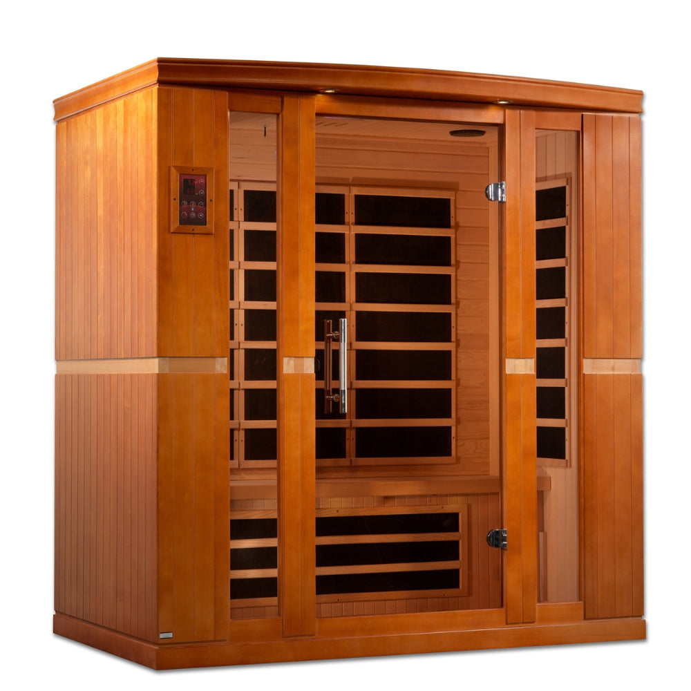 Golden Designs Bergamo Elite 4-Person Ultra Low EMF FAR Infrared Sauna | DYN-6440-01 Elite