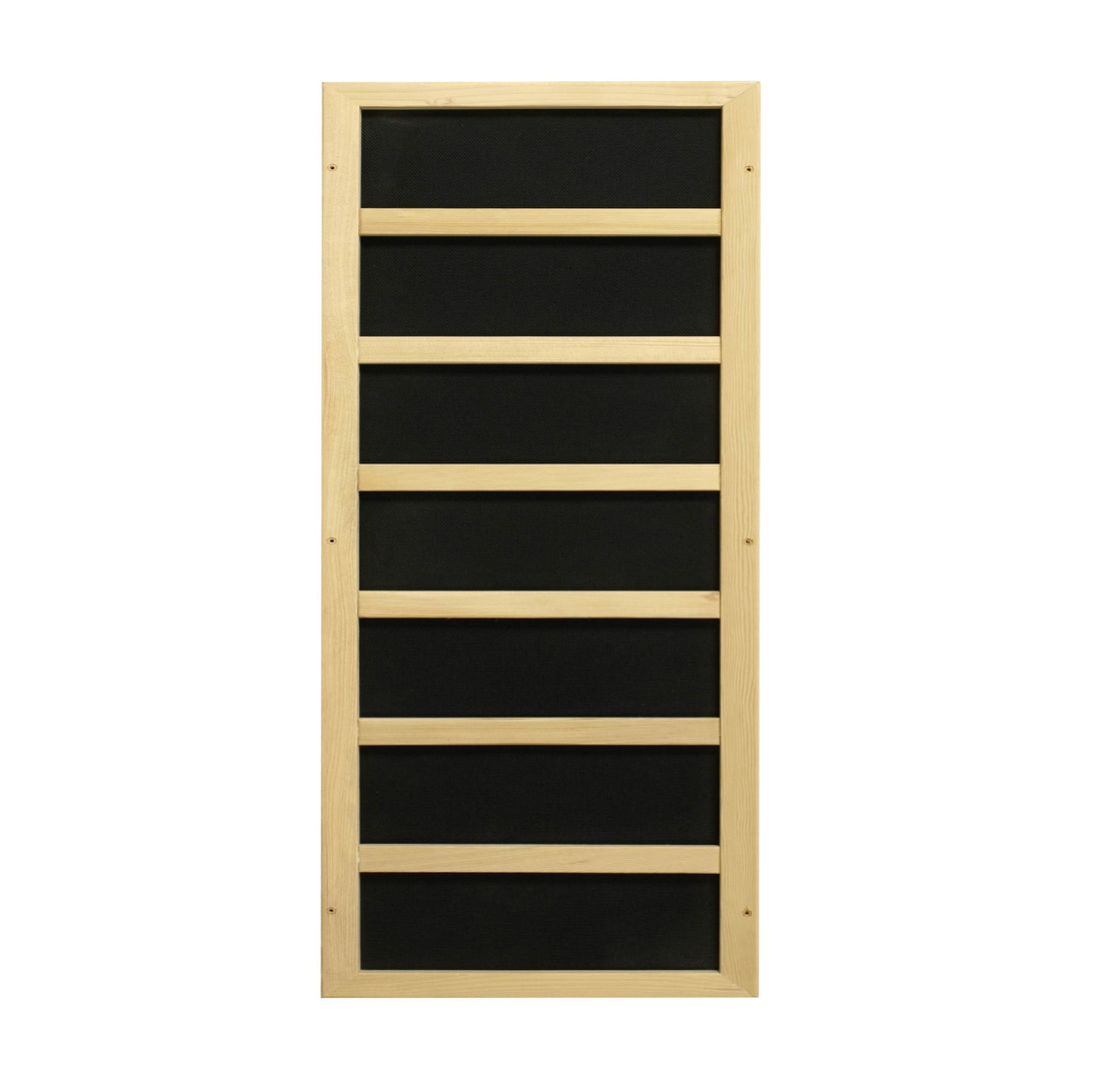 Golden Designs Serena Elite 2-person Ultra Low EMF FAR Infrared Sauna with Canadian Hemlock