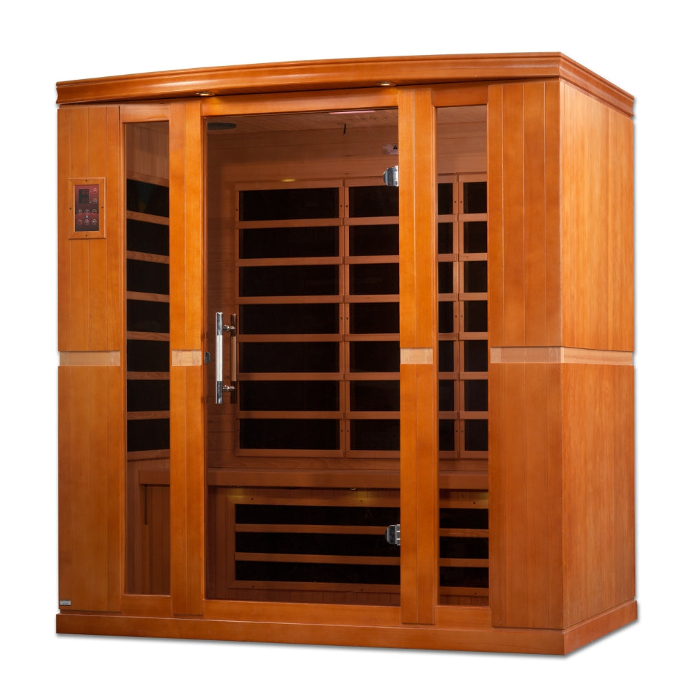 Golden Designs Bergamo Elite 4-Person Ultra Low EMF FAR Infrared Sauna | DYN-6440-01 Elite