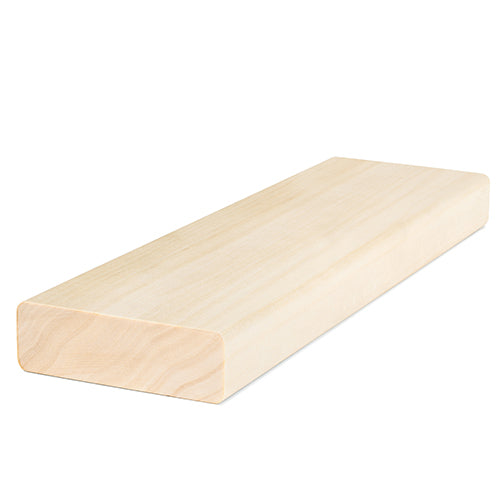Aspen Sauna Wood S4SEE SHP Bench Material 2x4" | WOOD641