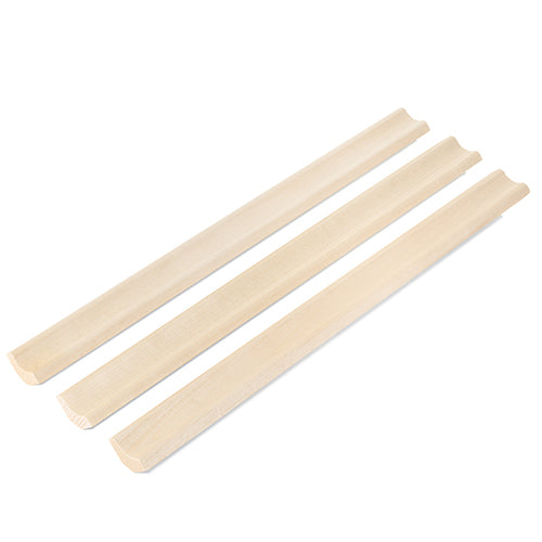 Aspen Sauna Wood SI Inside Corner Trim 1x2" | WOOD675
