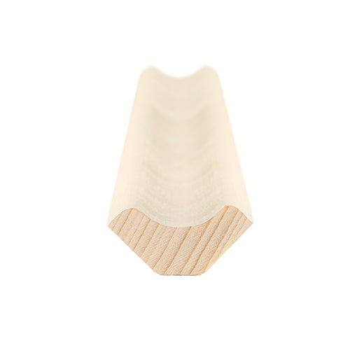 Aspen Sauna Wood SI Inside Corner Trim 1x2" | WOOD675