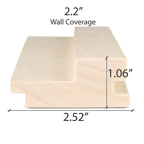 Aspen Sauna Wood T&G Wall Cladding 2x3" | WOOD660