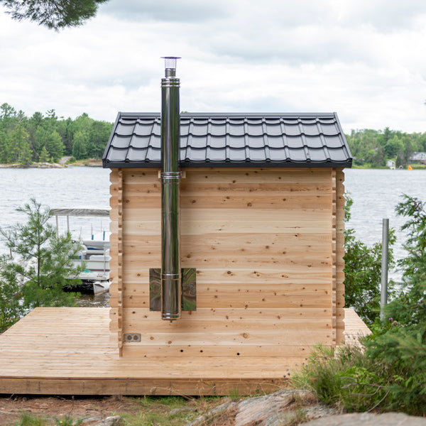 Dundalk CT Georgian 6 Person Wood-Burning Cabin Sauna