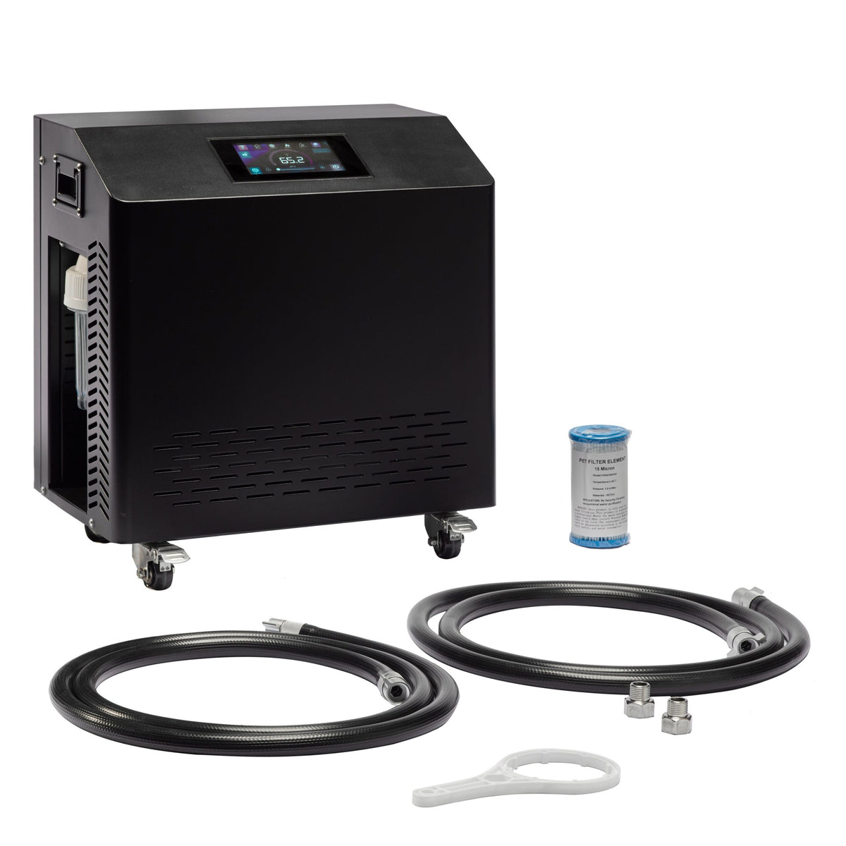 Golden Designs Dynamic Cold Therapy - 0.6 HP Cold/Heat System with WIFI APP - Titanium-Chiller-Golden Designs-Nordica Sauna