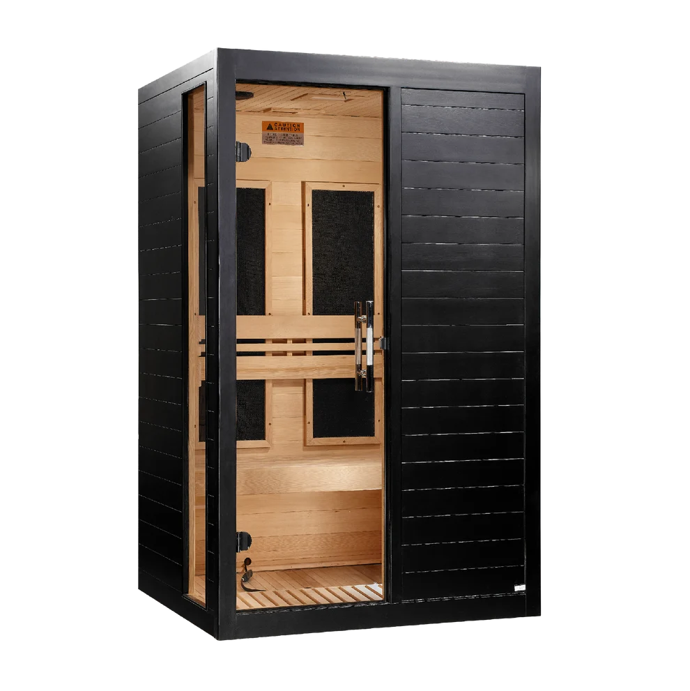 Golden Designs Dynamic Lucca Elite 2-Person Ultra Low EMF FAR IR Sauna | DYN-6215-06 Elite