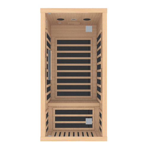 FINSAUNA Fiera IR 100 1-Person Carbon Indoor Infrared Sauna