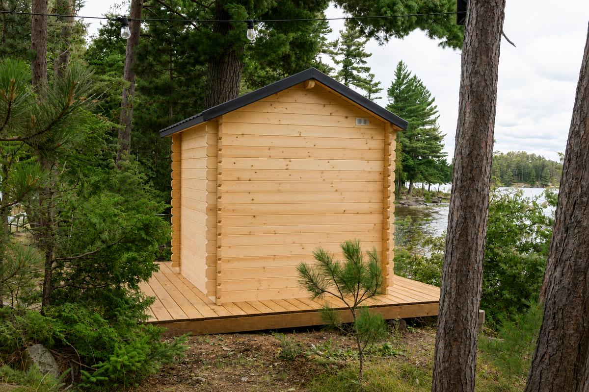 Dundalk CT Georgian 6-Person Electric Cabin Sauna