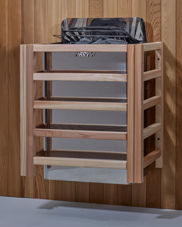 Golden Designs Gargellen 5-Person Hybrid PureTech™ Full Spectrum IR or Traditional Stove Outdoor Sauna in Canadian Hemlock-Sauna-Golden Designs-Nordica Sauna