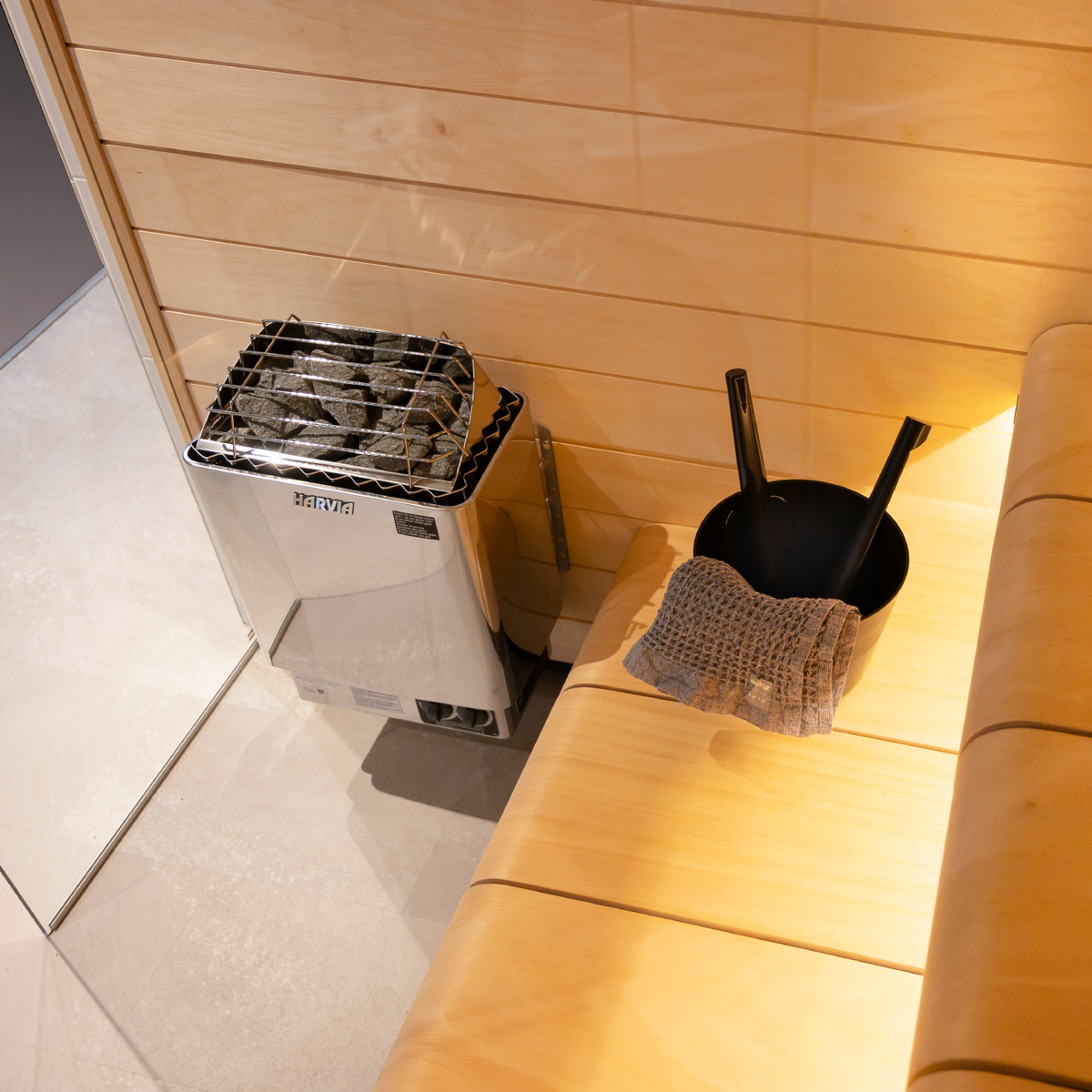 Harvia KIP80B 8kW Electric Sauna Heater with Built-In Controls-Sauna Heater-Harvia-