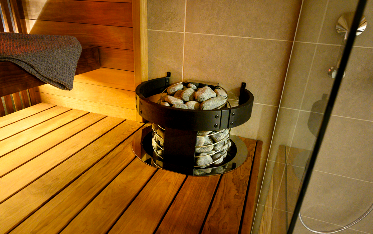 Harvia Spirit SP60E Electric Sauna Heater Package-Sauna Heater-Harvia-240V/1PH (Home Use)-Standard Xenio CX30-