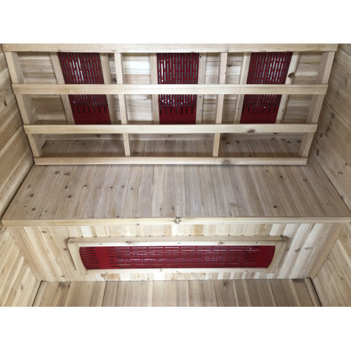 Sunray Burlington 2-Person Outdoor Sauna with Ceramic Heaters-Sauna-Sunray-Nordica Sauna