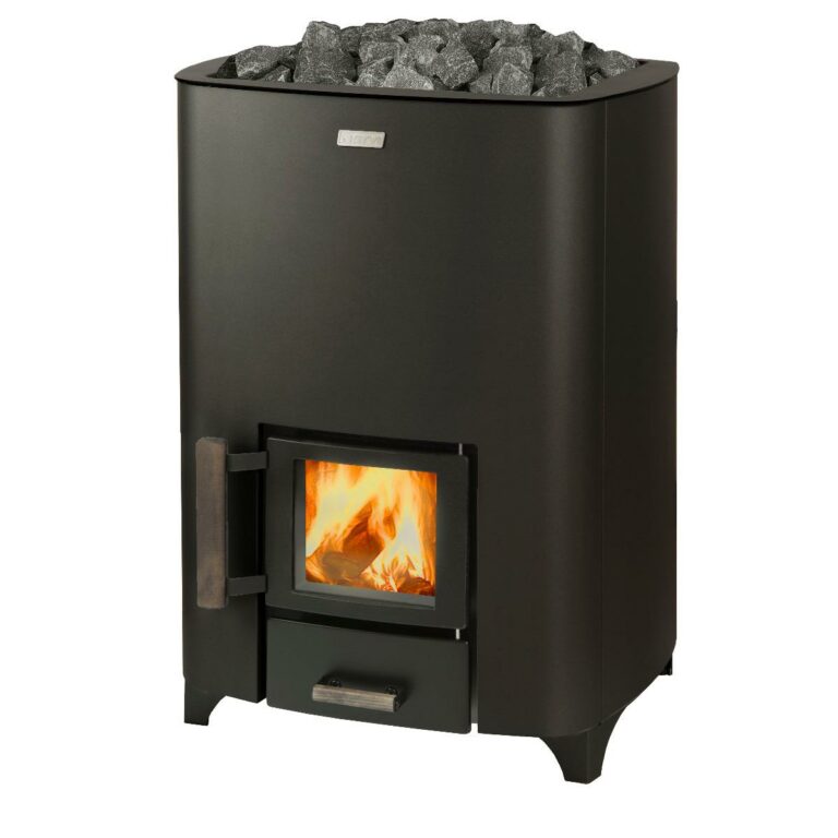Narvi NC 16 Sauna Heater-Wood-Burning Heaters-Narvi-Black-SaunaKits.com