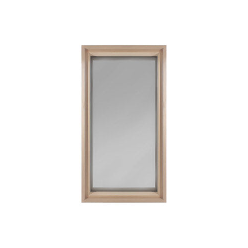 ProSaunas Hemlock Tempered Gray Sauna Window 16" x 30"