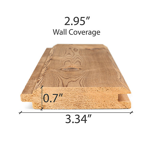 Cedar Sauna Wood STK T&G V2E Wall Cladding 1x4" | WOOD721