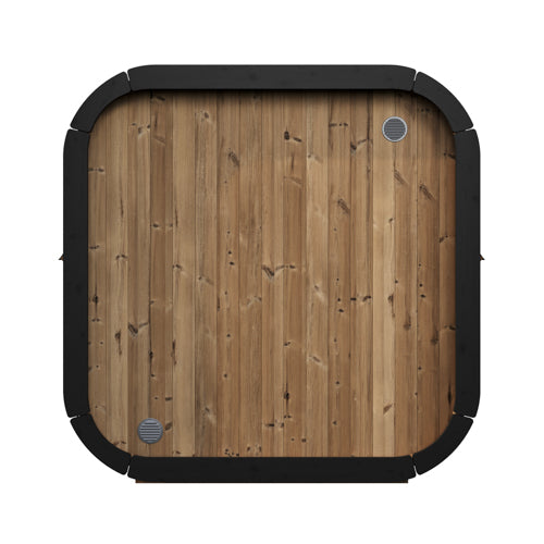 SaunaLife 4-Person Cube-Series Outdoor Home Sauna Kit CL5G