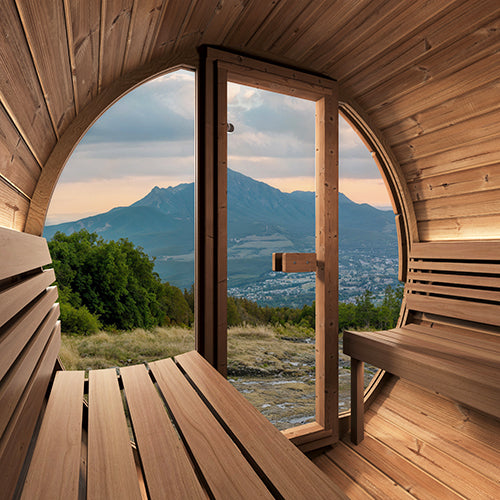 SaunaLife Model E7 Sauna Barrel | ERGO Series