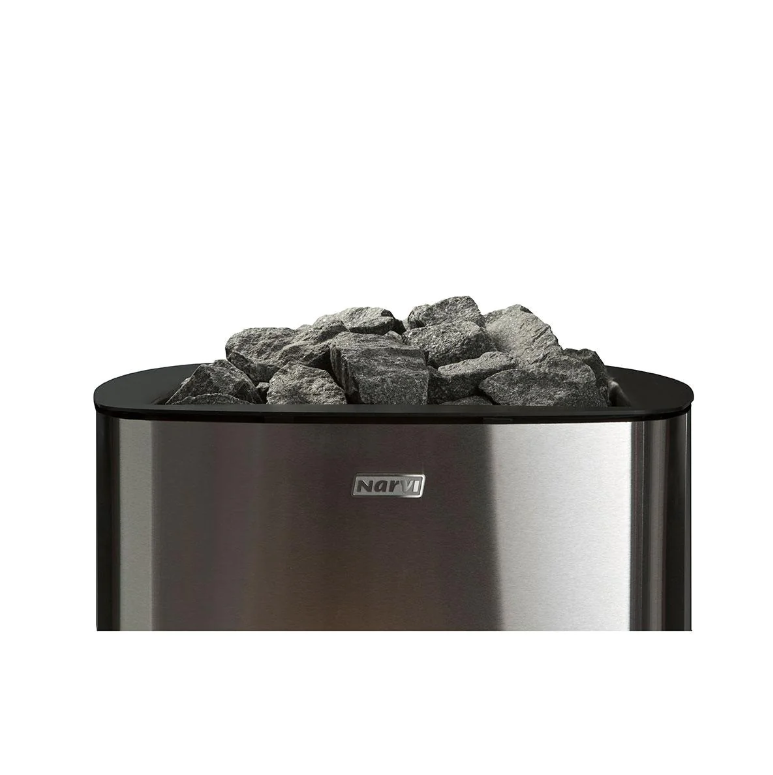 Narvi NC 16 Sauna Heater-Wood-Burning Heaters-Narvi-Black-SaunaKits.com
