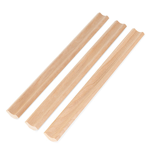 Alder Sauna Wood SI Inside Corner Trim 1x2" | WOOD679