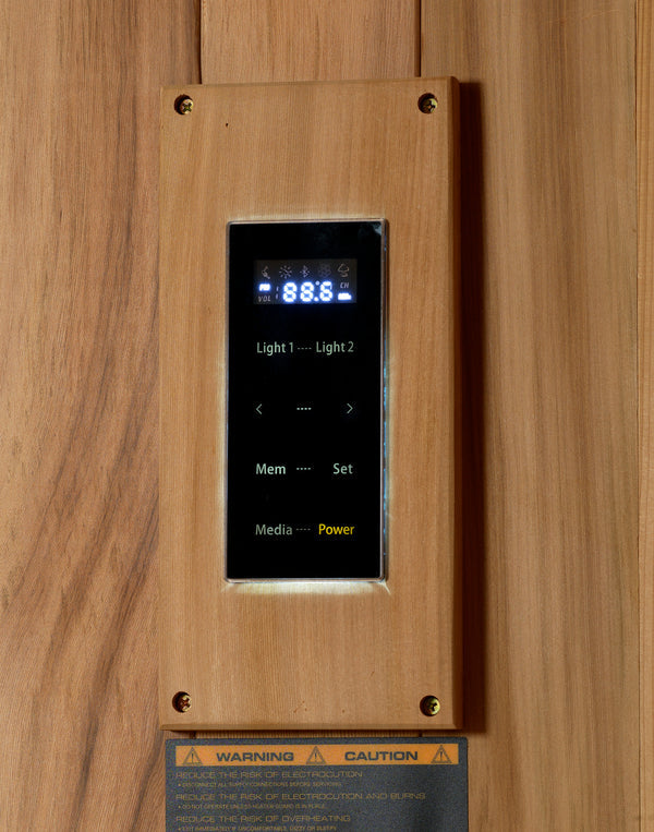 Golden Designs Sundsvall Edition 2-Person Traditional Steam Sauna | GDI-7289-02
