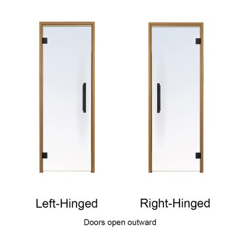 ProSaunas Clear Glass Sauna Door 36x81
