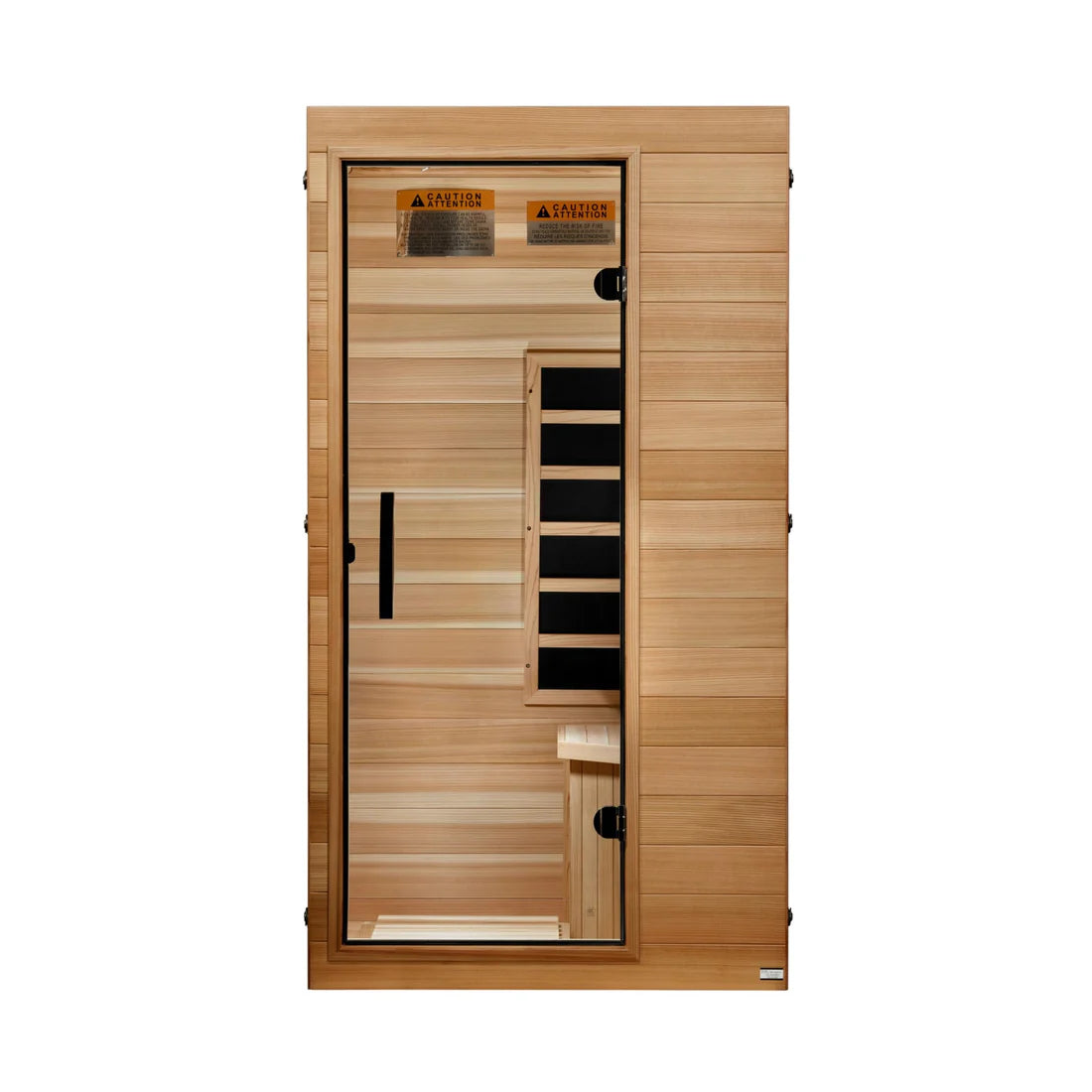 Golden Designs Dynamic Sicily 1-Person Low EMF FAR Infrared Sauna | DYN-1101-01 Elite
