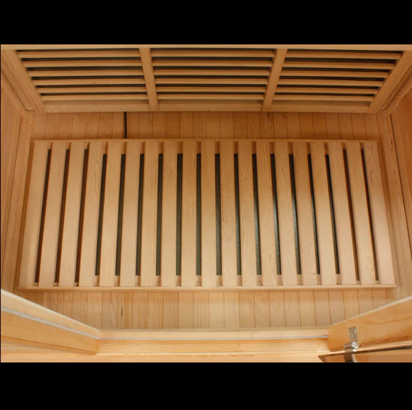Golden Designs Maxxus Avignon 3-Person Corner Near Zero EMF FAR Infrared Sauna with Canadian Red Cedar | MX-K356-01-ZF CED