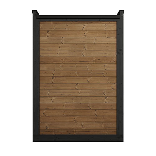 SaunaLife GL4 4-Person Outdoor Sauna Kit | Garden Luxury Series