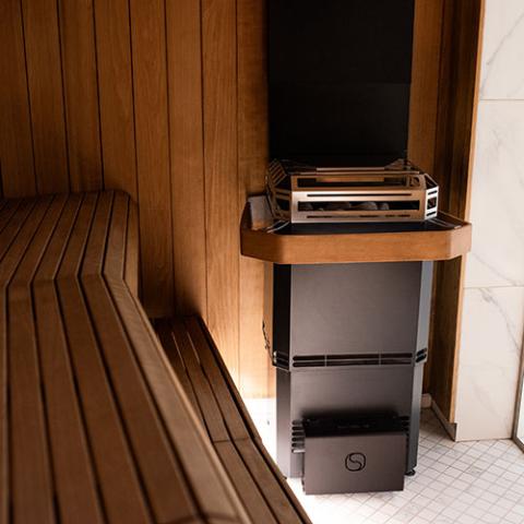Saunum AIR L 15 Sauna Heater Air Series, 15.2kW Sauna Heater with Climate Equalizer, Black-Sauna Heater-Saunum-Nordica Sauna