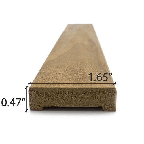 Thermo-Aspen Sauna Wood UK Door Trim 1x2" | WOOD682