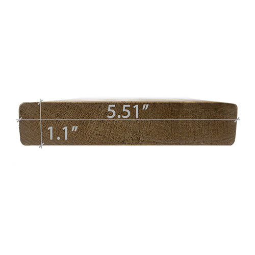 Thermo-Aspen Sauna Wood S4SEE SHP Bench Material 2x6" | WOOD649