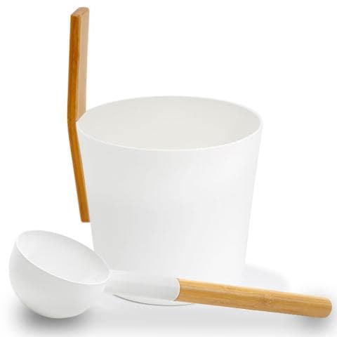 Kolo Sauna Set 3-Sauna Accessories-KOLO-White-Nordica Sauna