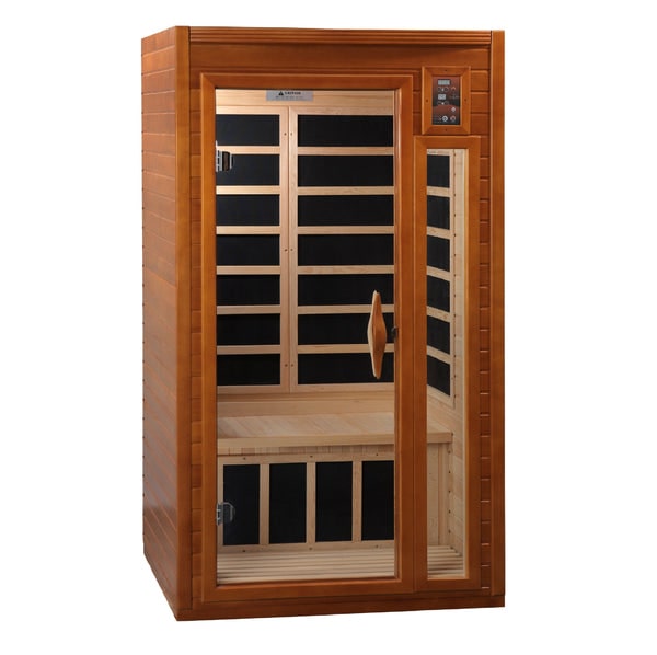 Golden Designs Dynamic "Barcelona" 1-2 Person Low EMF FAR Infrared Sauna | DYN-6106-01-Sauna-Golden Designs-Nordica Sauna