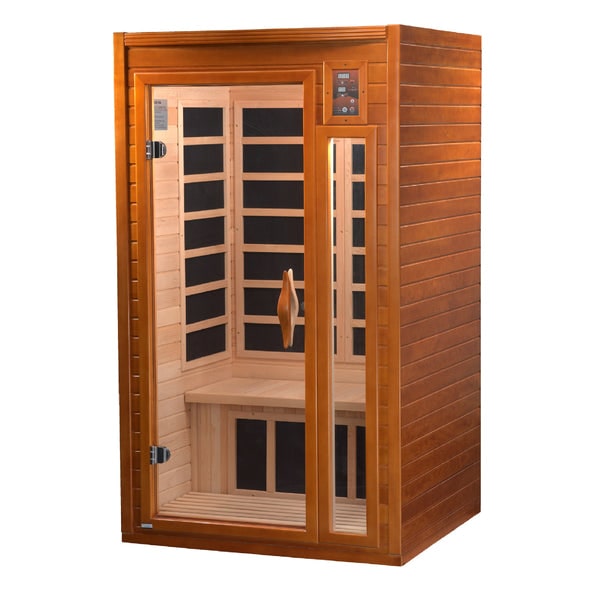 Golden Designs Dynamic "Barcelona" 1-2 Person Low EMF FAR Infrared Sauna | DYN-6106-01-Sauna-Golden Designs-Nordica Sauna
