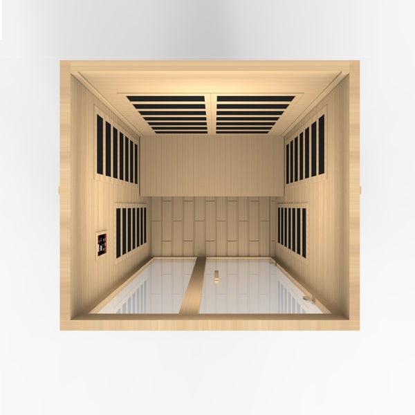 Golden Designs Dynamic "Santiago" 2-Person Low EMF Infrared Sauna | DYN-6209-01-Sauna-Golden Designs-Nordica Sauna