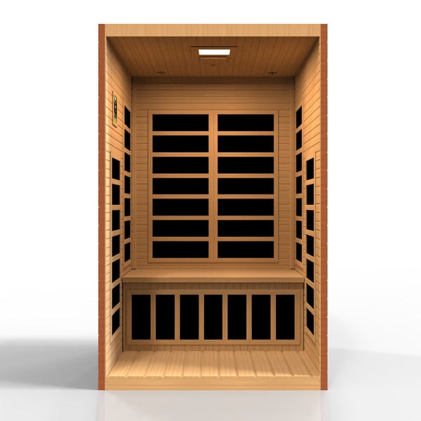 Golden Designs Dynamic "Santiago Elite" 2-Person Ultra Low EMF FAR Infrared Sauna | DYN-6209-02 Elite-Sauna-Golden Designs-Nordica Sauna