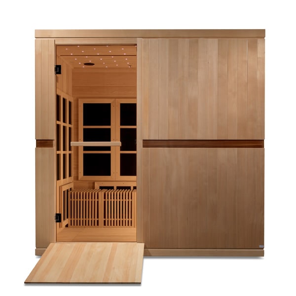Golden Designs Dynamic "Catalonia" 8-Person Near Zero EMF Wheel Chair Sauna | GDI-6880-01-Sauna-Golden Designs-Nordica Sauna