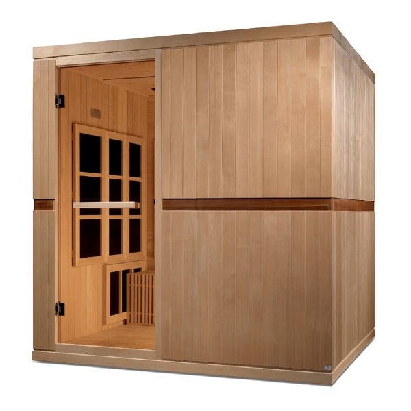 Golden Designs Dynamic "Catalonia" 8-Person Near Zero EMF Wheel Chair Sauna | GDI-6880-01-Sauna-Golden Designs-Nordica Sauna