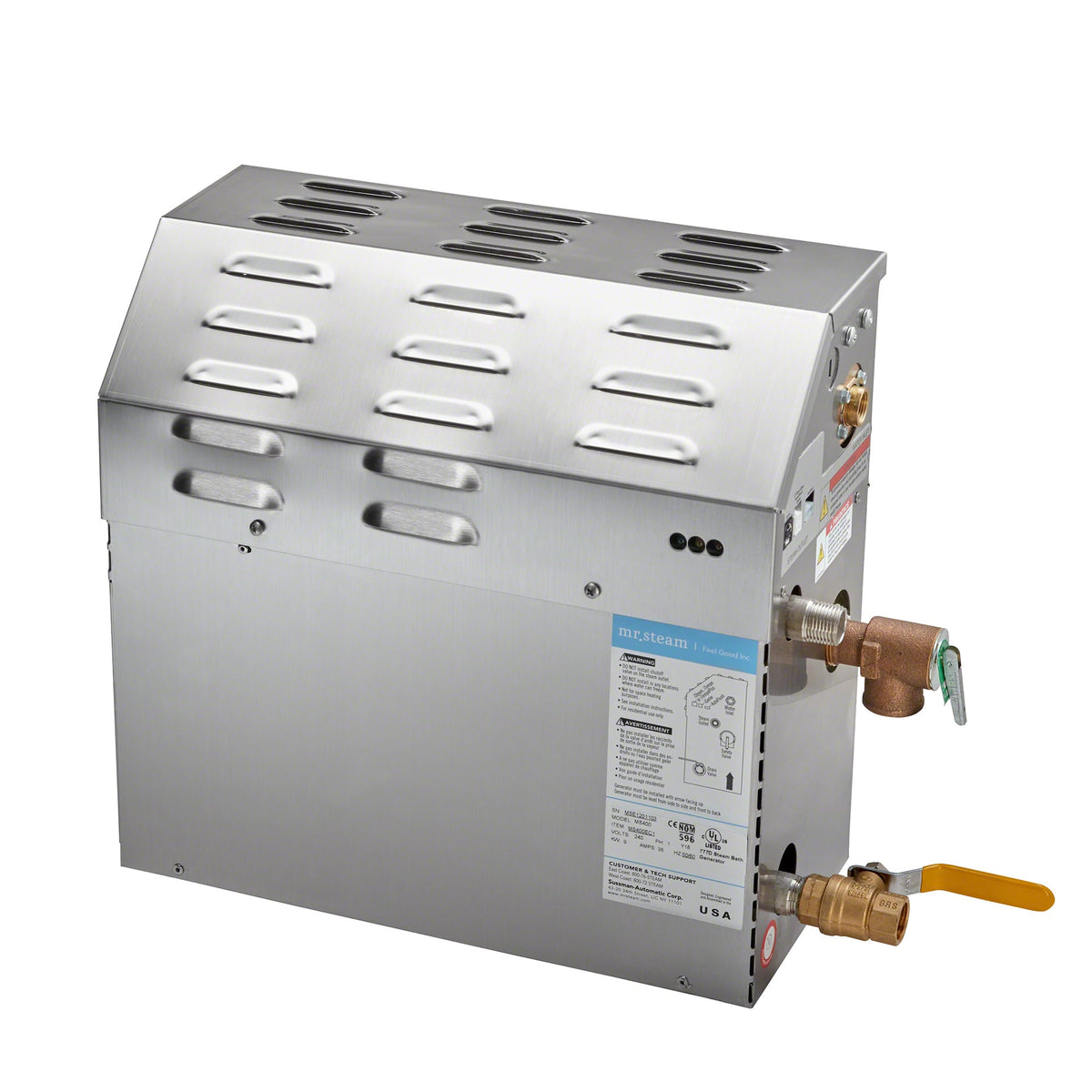 Mr. Steam eSeries 9kW Steam Bath Generator at 240V With Express Steam | MS400EC1X-Generators-Mr. Steam-Nordica Sauna