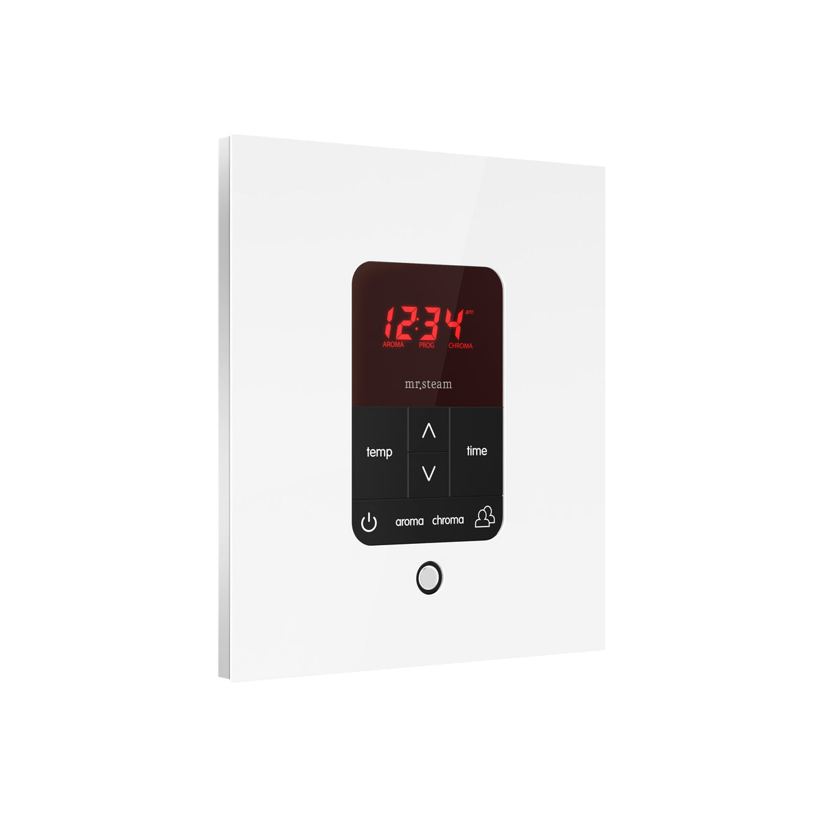 Mr. Steam iTempoPlus® Square Steam Shower Control-Steam Generator Controls-Mr. Steam-Brushed Bronze-Nordica Sauna