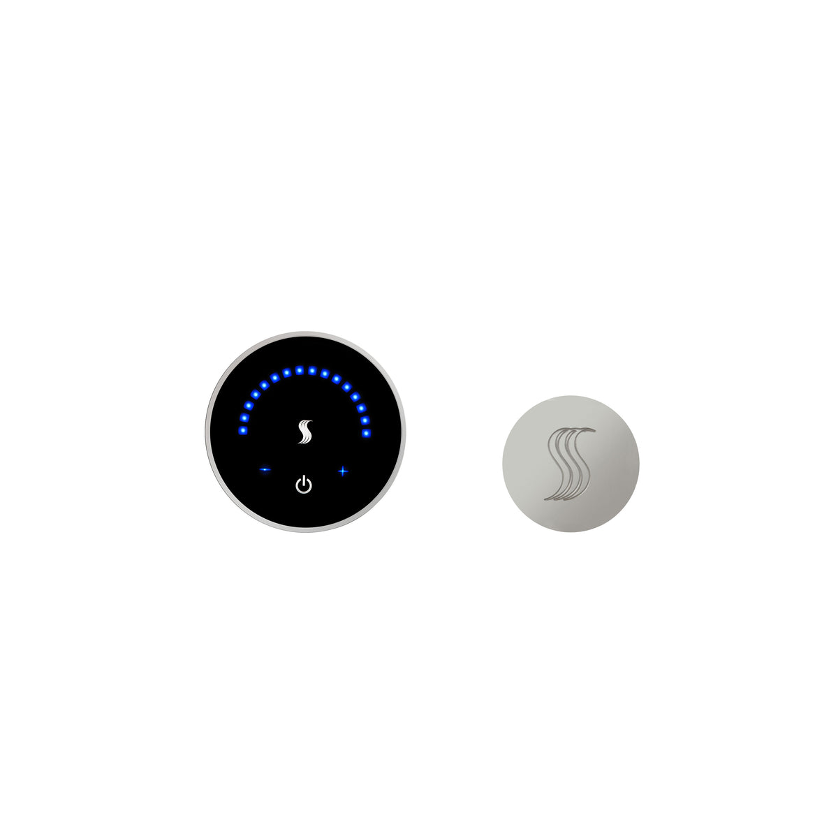 ThermaSol MicroTouch Kit Round-Steam Shower Controls & Accessories-ThermaSol-Polished Chrome-Nordica Sauna