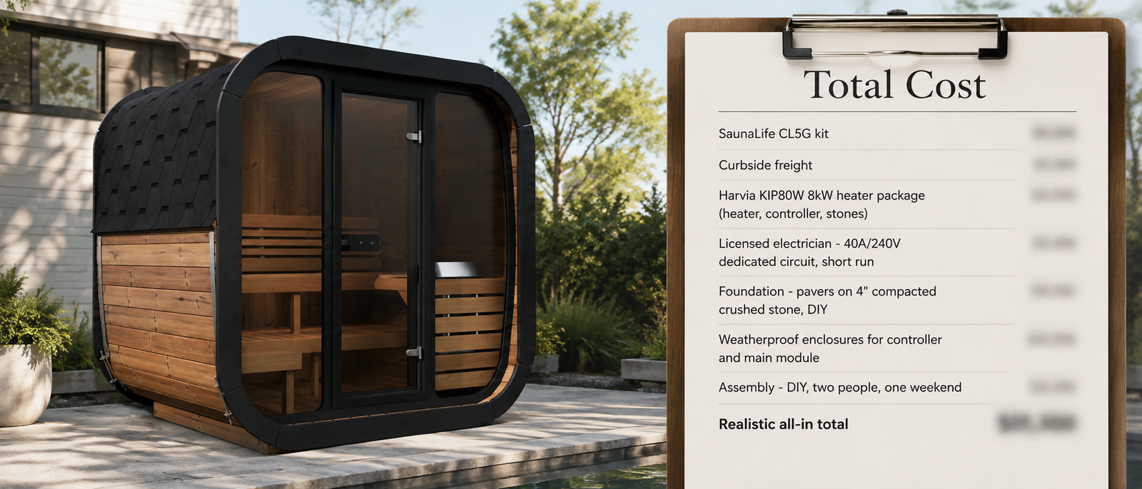
SaunaLife CL5G with Checklist