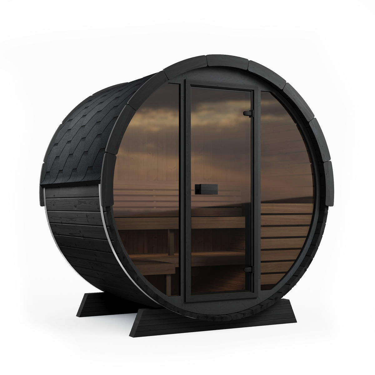 
SaunaLife Model EE6G 4-Person Ergo Elegance Series Sauna Barrel