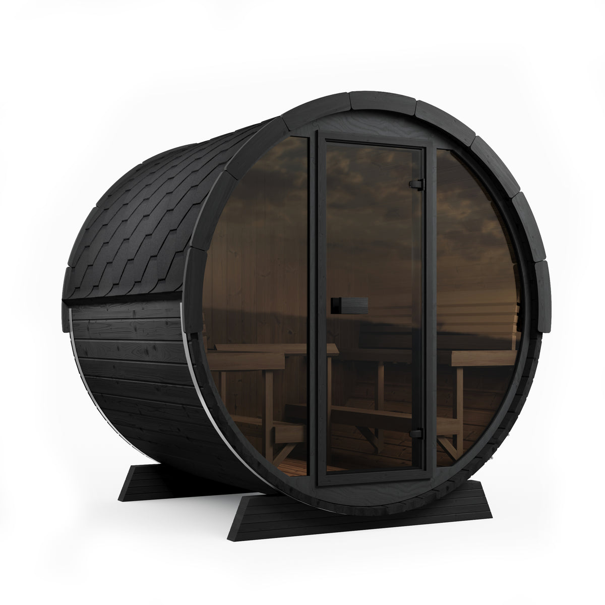 
SaunaLife Model EE8G 6-Person ERGO Series Sauna Barrel