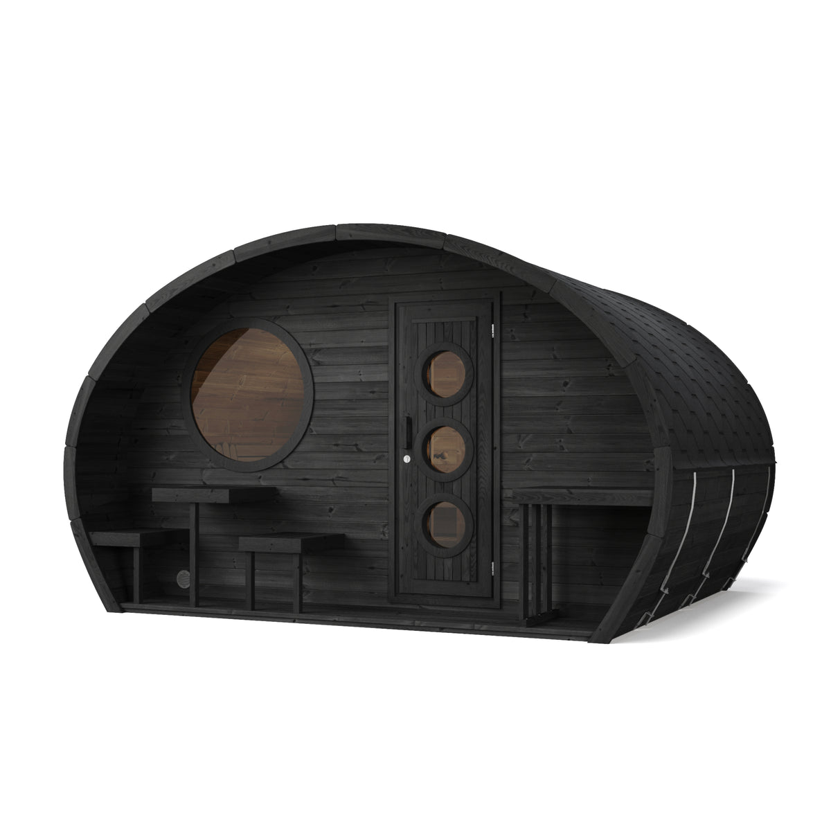 
SaunaLife Model G11 Garden-Series Outdoor Home Sauna Kit -2 Room Sauna